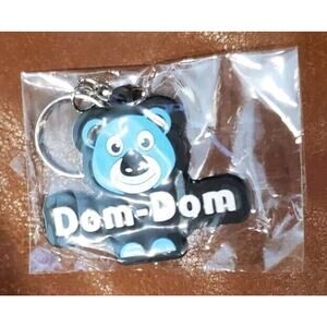 Dom-Dom Blue Bear Plastic Key Ring